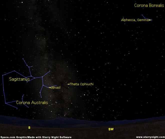 See Two Cosmic Crowns Sparkle In the Night Sky